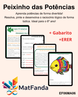 Peixinho das Potências – Atividade Lúdica (6º ano)