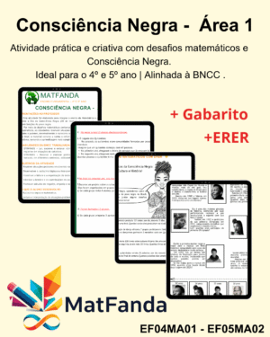 Consciência Negra –  Área 1 - 4º e 5º ano
